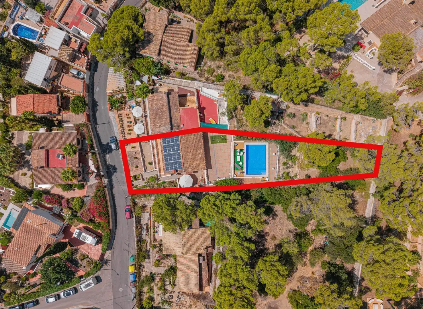 Vista exterior de Casa adosada en venda en Andratx amb Aire condicionat, Calefacció i Jardí privat