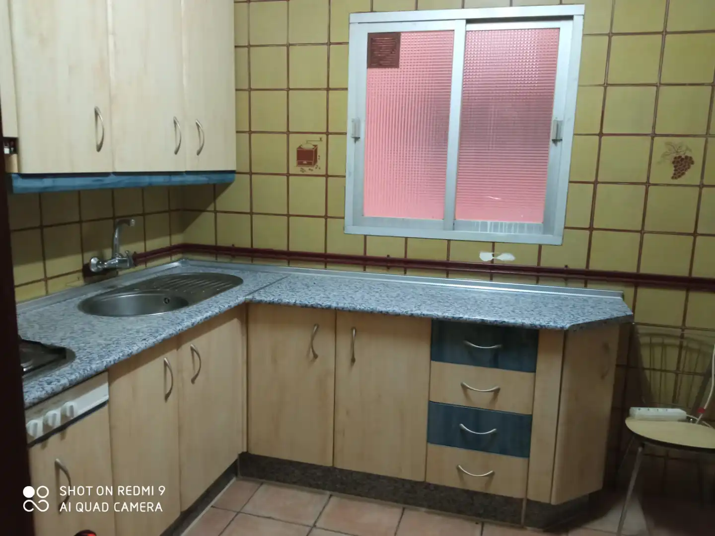 Kitchen of Flat for rent in Granada  with Heating, Terrace and Furnished