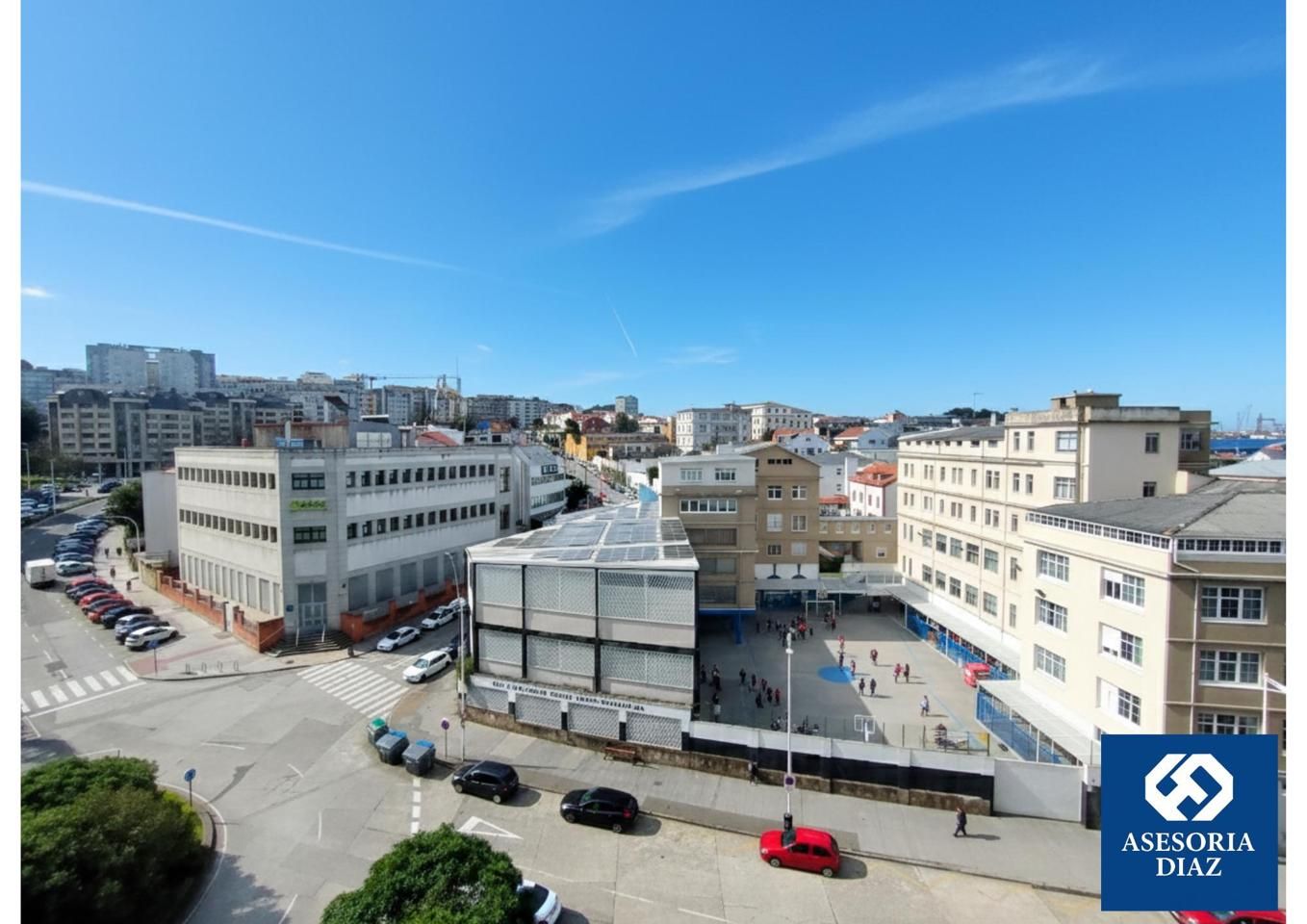 Exterior view of Flat for sale in A Coruña Capital 