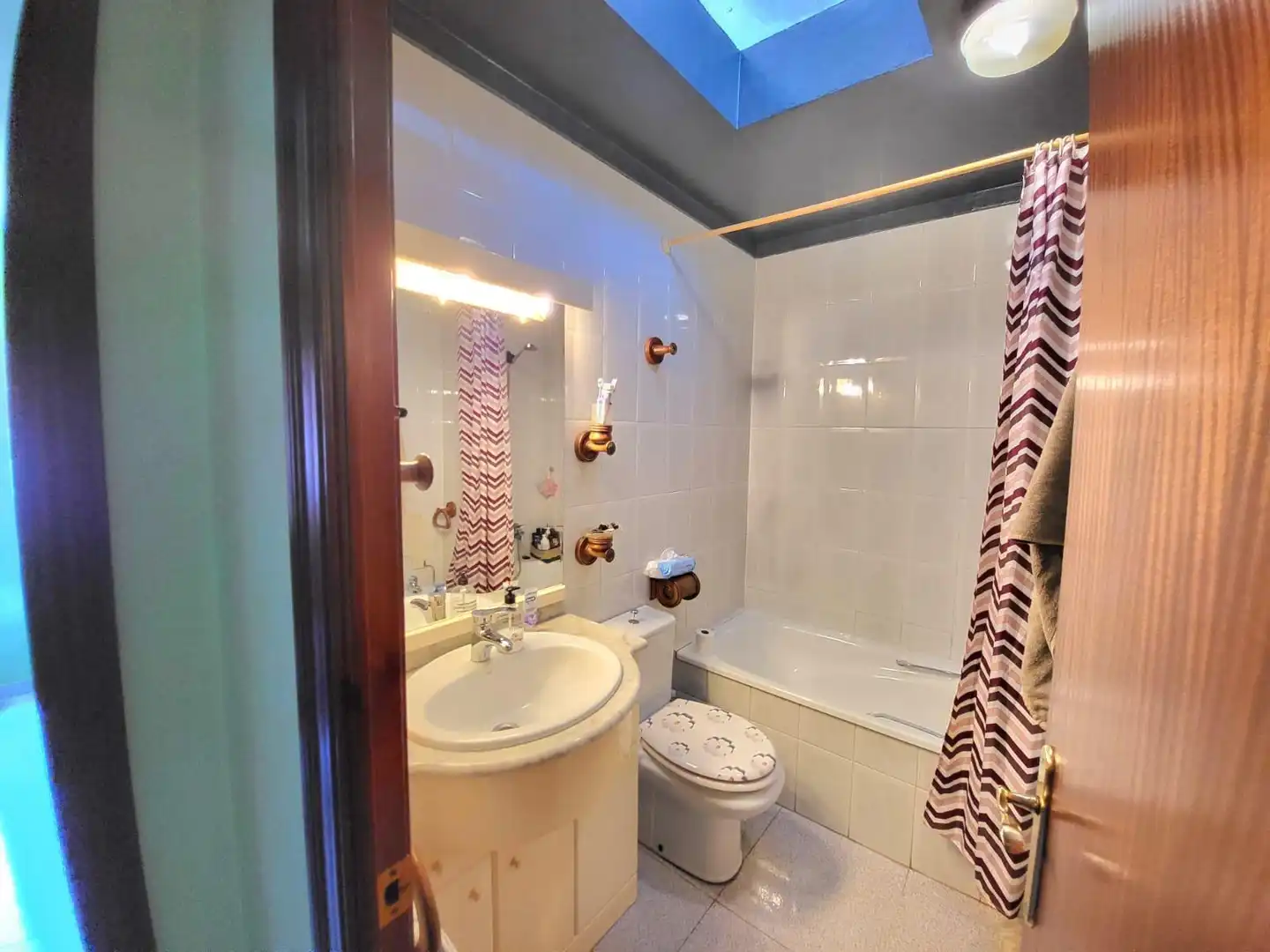 Badezimmer von Maisonette zum Verkauf in Cassà de la Selva mit Heizung, Terrasse und Balkon