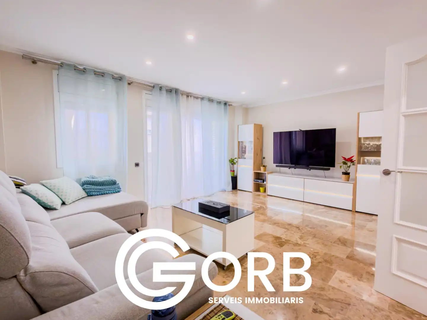 Living room of Duplexes for sale in Mataró  with Heating, Terrace and Storage room