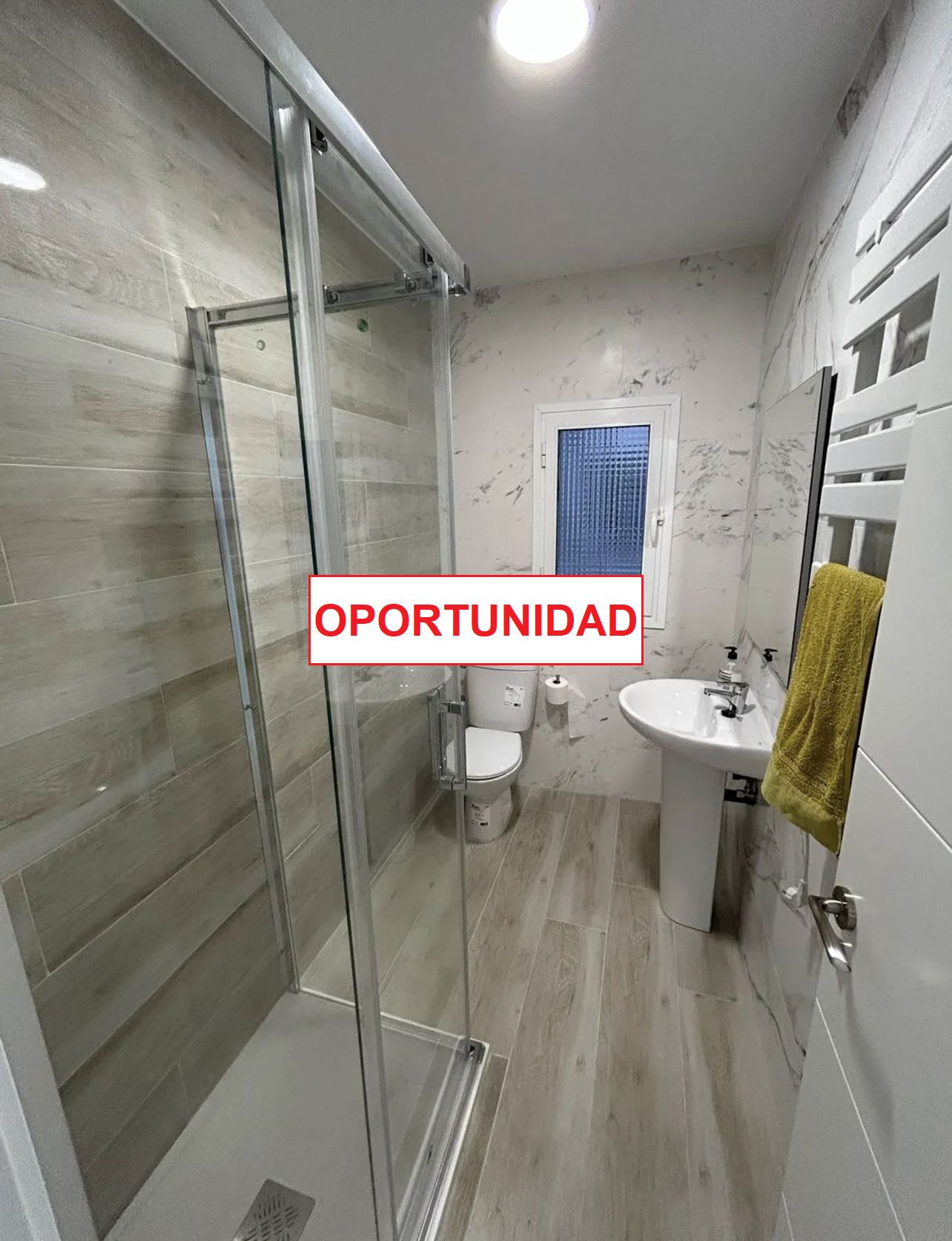 Bathroom of Flat to rent in Ciudad Real Capital  with Heating and Terrace