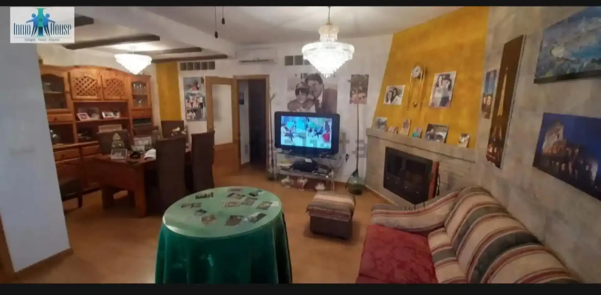 Sala d'estar de Dúplex en venda en Pozohondo amb Aire condicionat, Parquet i Moblat