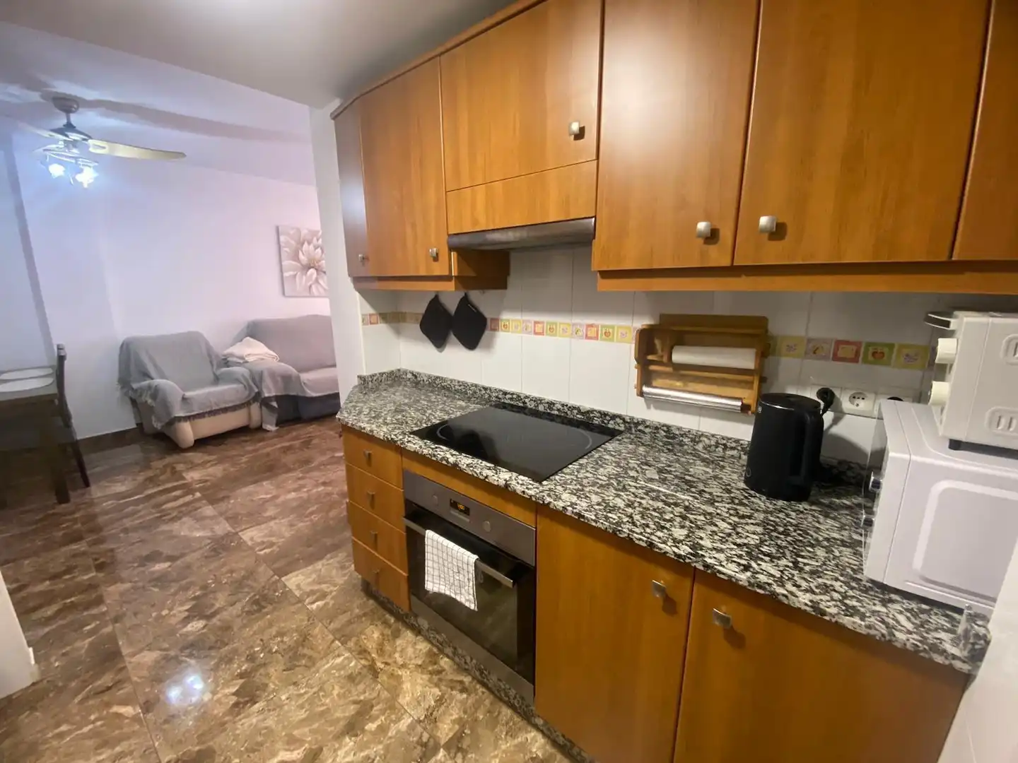 Cocina de Apartamento de alquiler en San Pedro del Pinatar con Calefacción, Amueblado y Lavadora