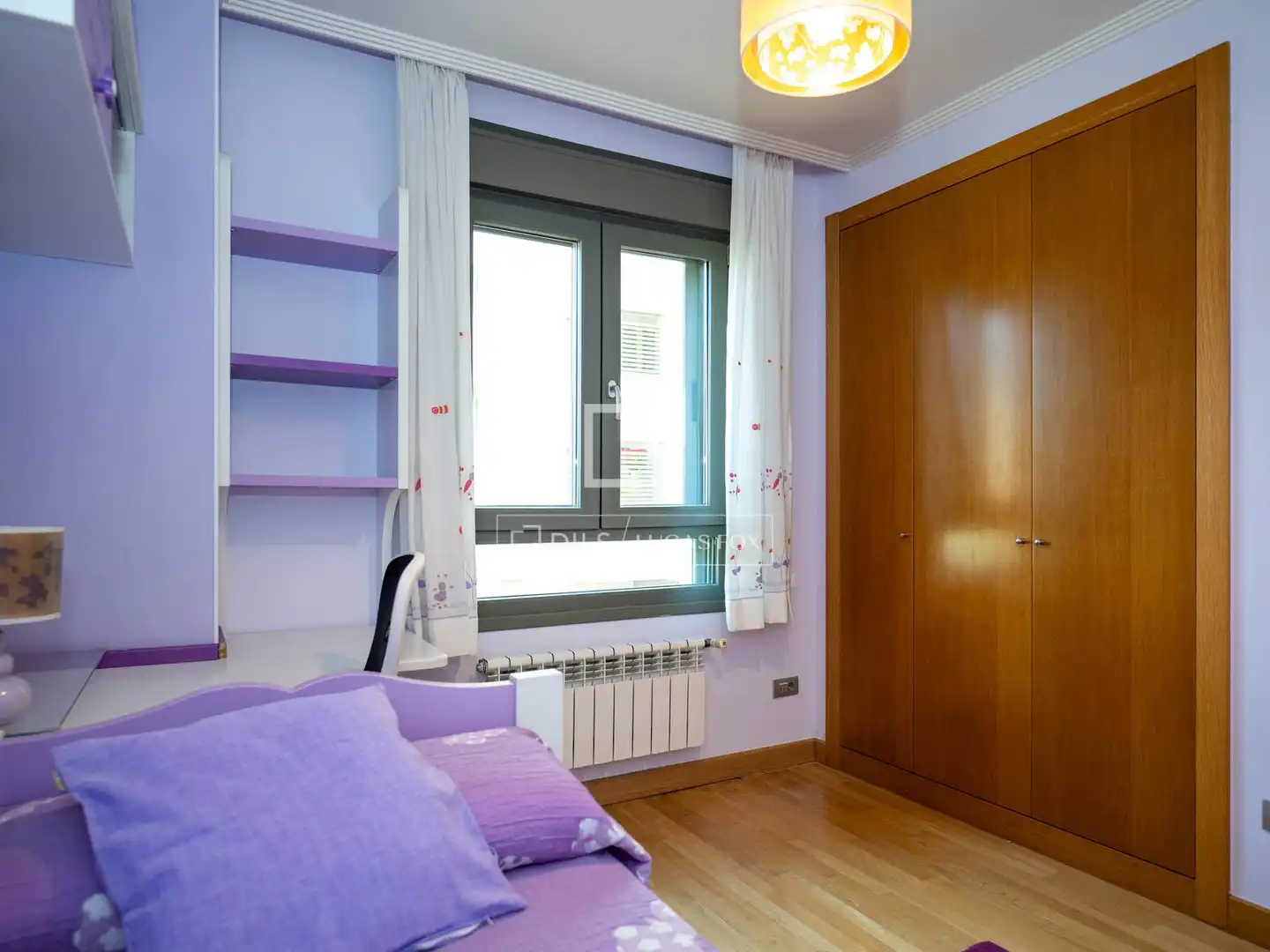 Bedroom of Flat for rent in Madrid  with Air Conditioner, Heating and Private garden