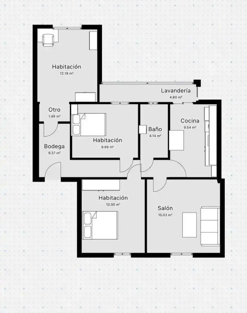Flat for rent in Calle los Claveles, 10, Zona Alta