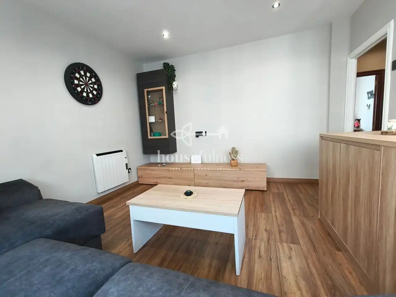 Living room of Flat for sale in Ferrol  with Heating, Storage room and Furnished