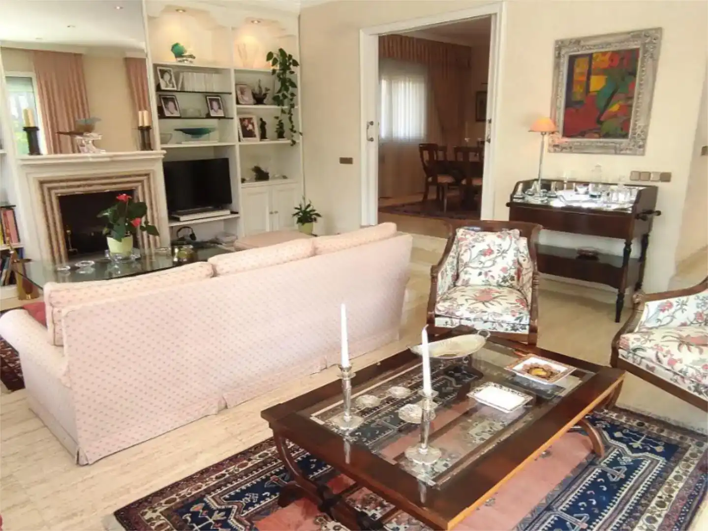Sala d'estar de Casa o xalet en venda en Castelldefels amb Aire condicionat, Piscina i Balcó
