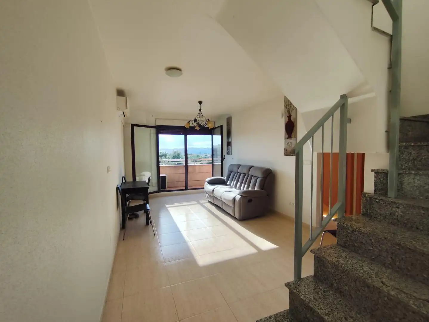 Sala d'estar de Àtic en venda en Murcia amb Aire condicionat, Terrassa i Traster