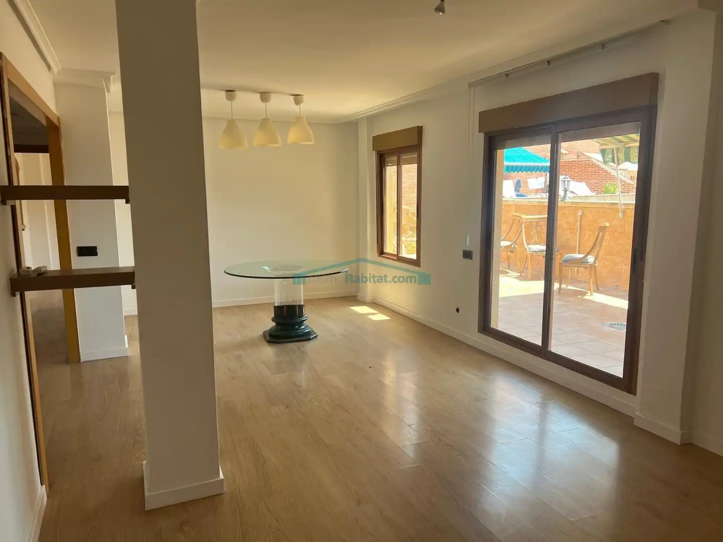 Dining room of Attic for sale in Ibi  with Parquet flooring, Terrace and Jacuzzi