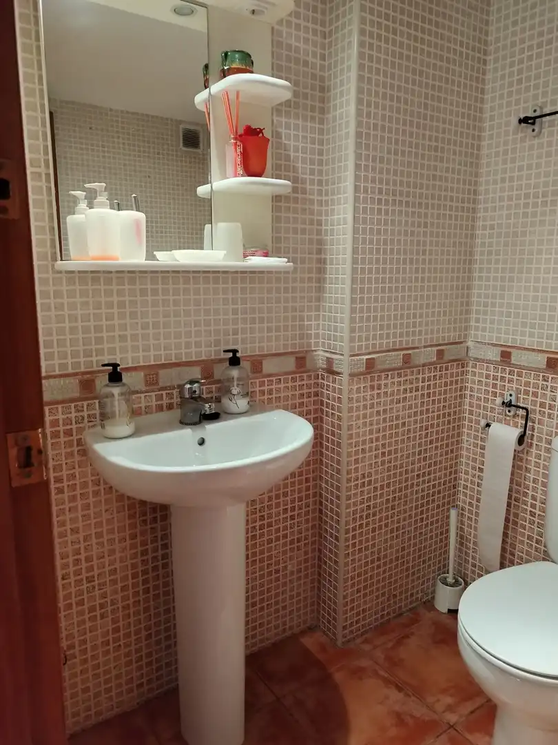 Baño de Casa o chalet en venta en Riudellots de la Selva con Aire acondicionado, Calefacción y Jardín privado
