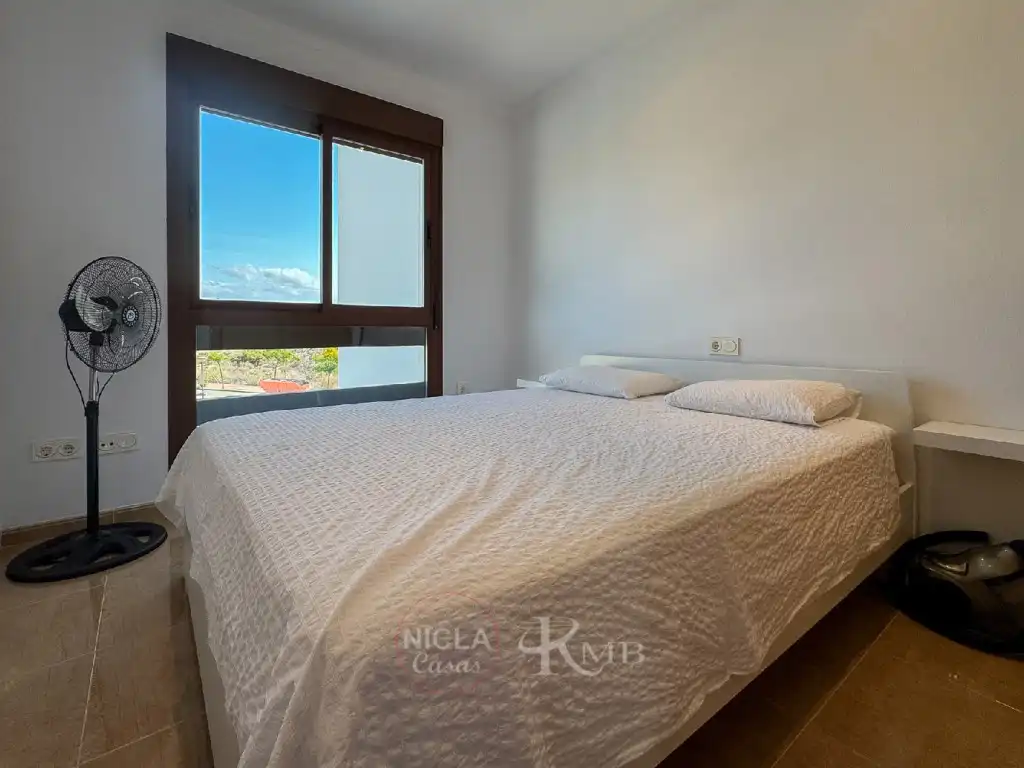 Schlafzimmer von Wohnungen zum Verkauf in Vera mit Klimaanlage, Terrasse und Möbliert