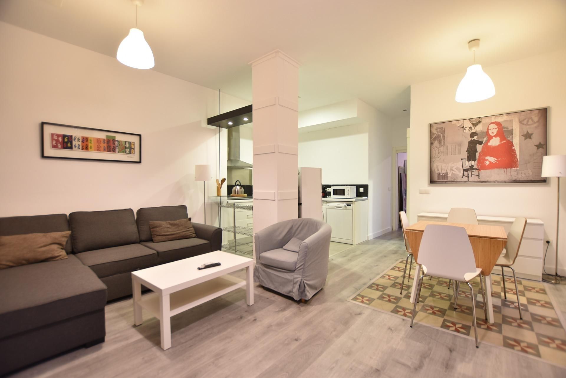 Sala d'estar de Apartament de lloguer en  Granada Capital amb Aire condicionat