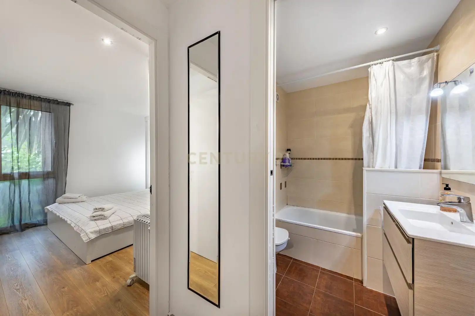 Bany de Apartament en venda en Sant Pere de Ribes amb Aire condicionat, Jardí privat i Balcó