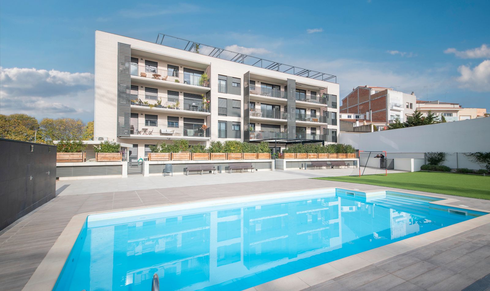 Swimming pool of Flat for sale in Vilafranca del Penedès  with Storage room, Furnished and Community pool