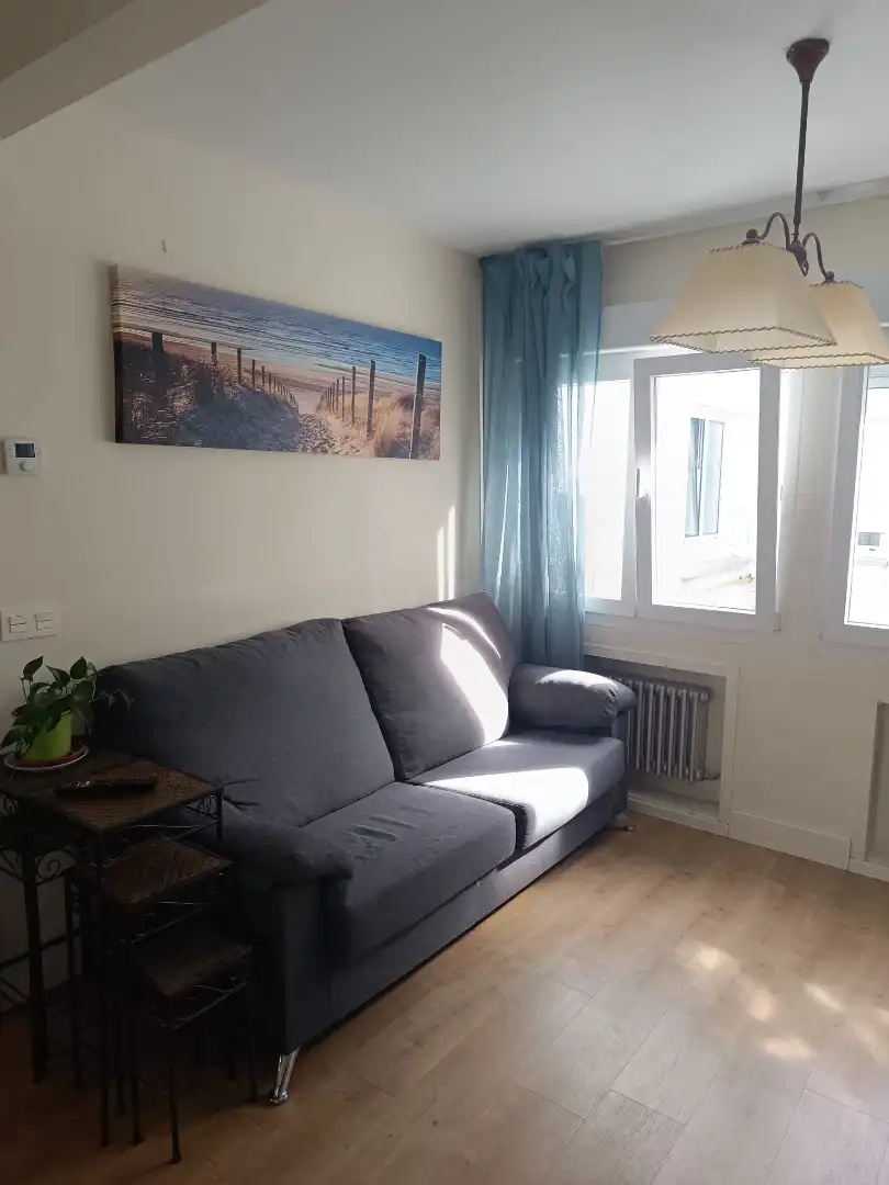 Living room of Flat for sale in Oviedo   with Heating, Parquet flooring and Storage room