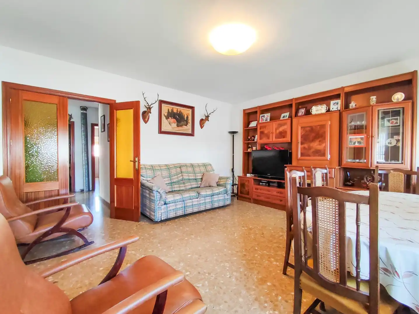 Living room of Flat for sale in Argamasilla de Calatrava  with Air Conditioner, Heating and Storage room