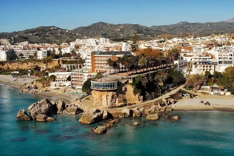 Exterior view of Flat for sale in Torrox  with Air Conditioner, Storage room and Community pool