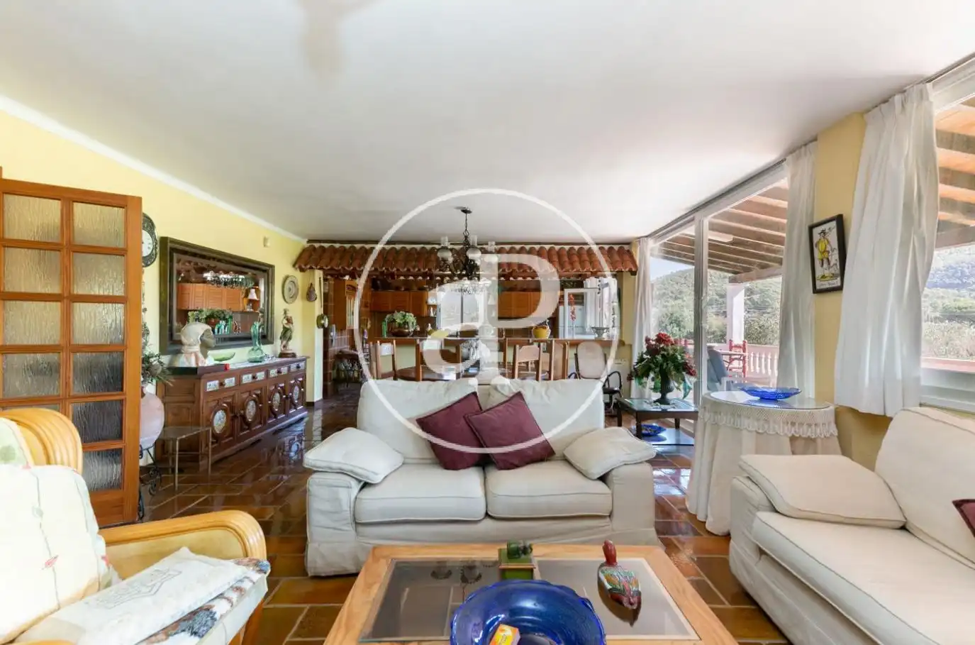 Sala d'estar de Casa o xalet en venda en Andratx amb Calefacció, Jardí privat i Terrassa