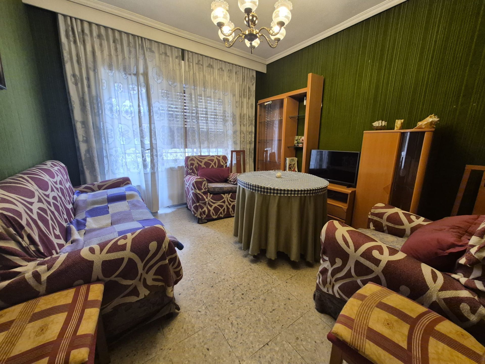 Living room of Flat for sale in Ávila Capital  with Heating, Terrace and Storage room