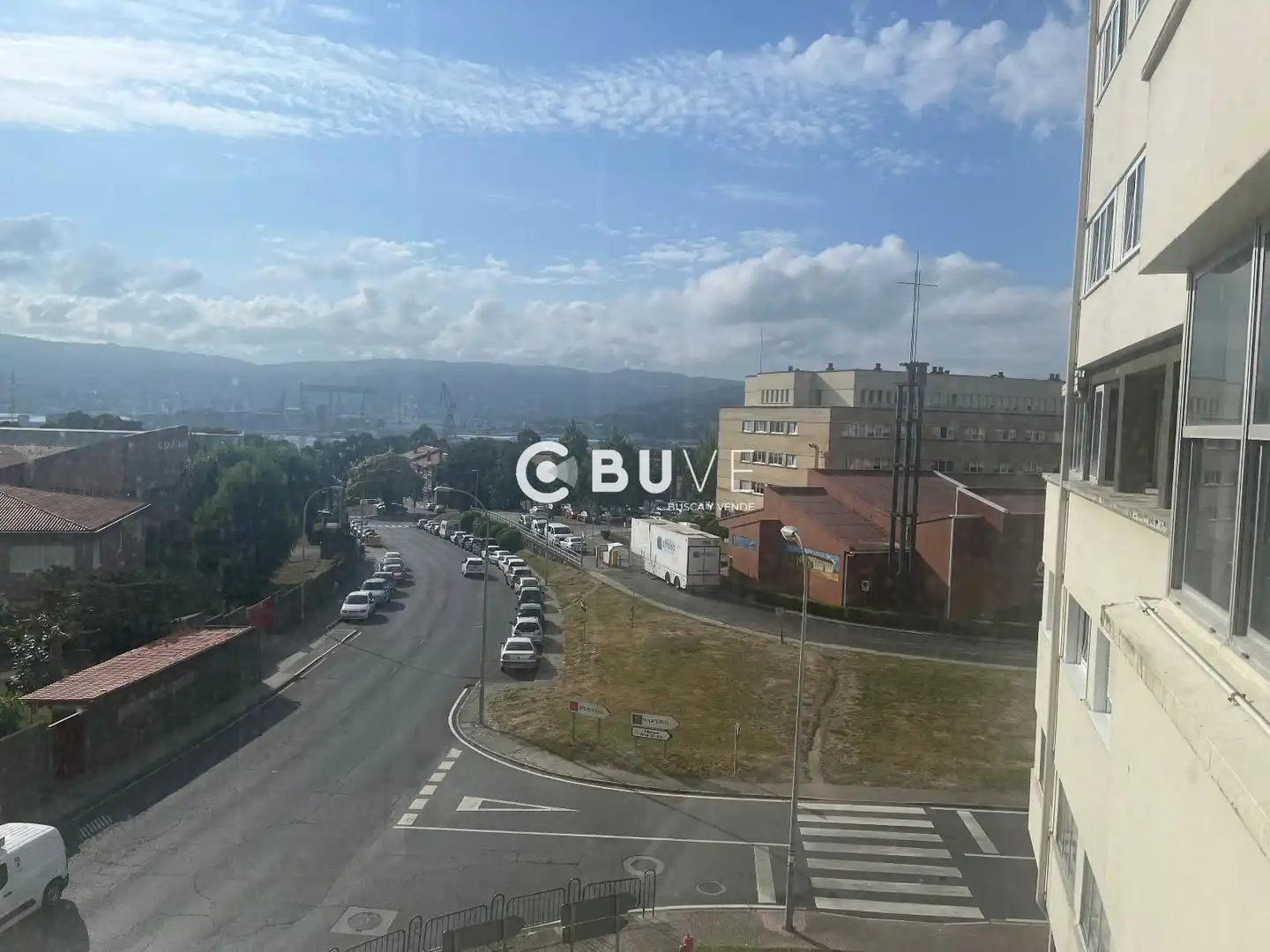 Parking of Flat for sale in Ferrol  with Heating, Terrace and Furnished