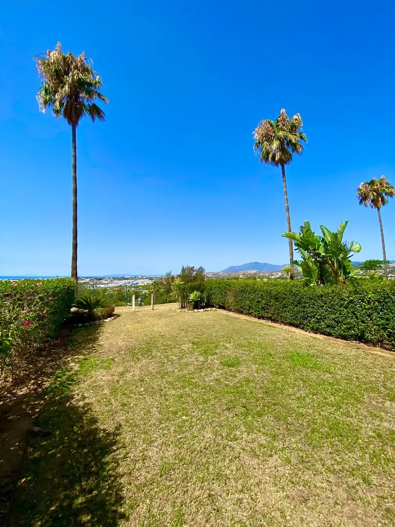 Garden of Flat for rent in Marbella  with Air Conditioner, Heating and Private garden