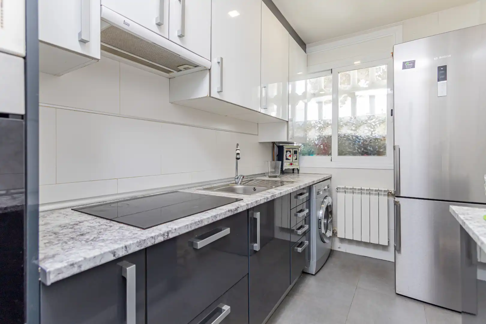 Kitchen of Flat for sale in Collado Villalba  with Heating, Private garden and Parquet flooring