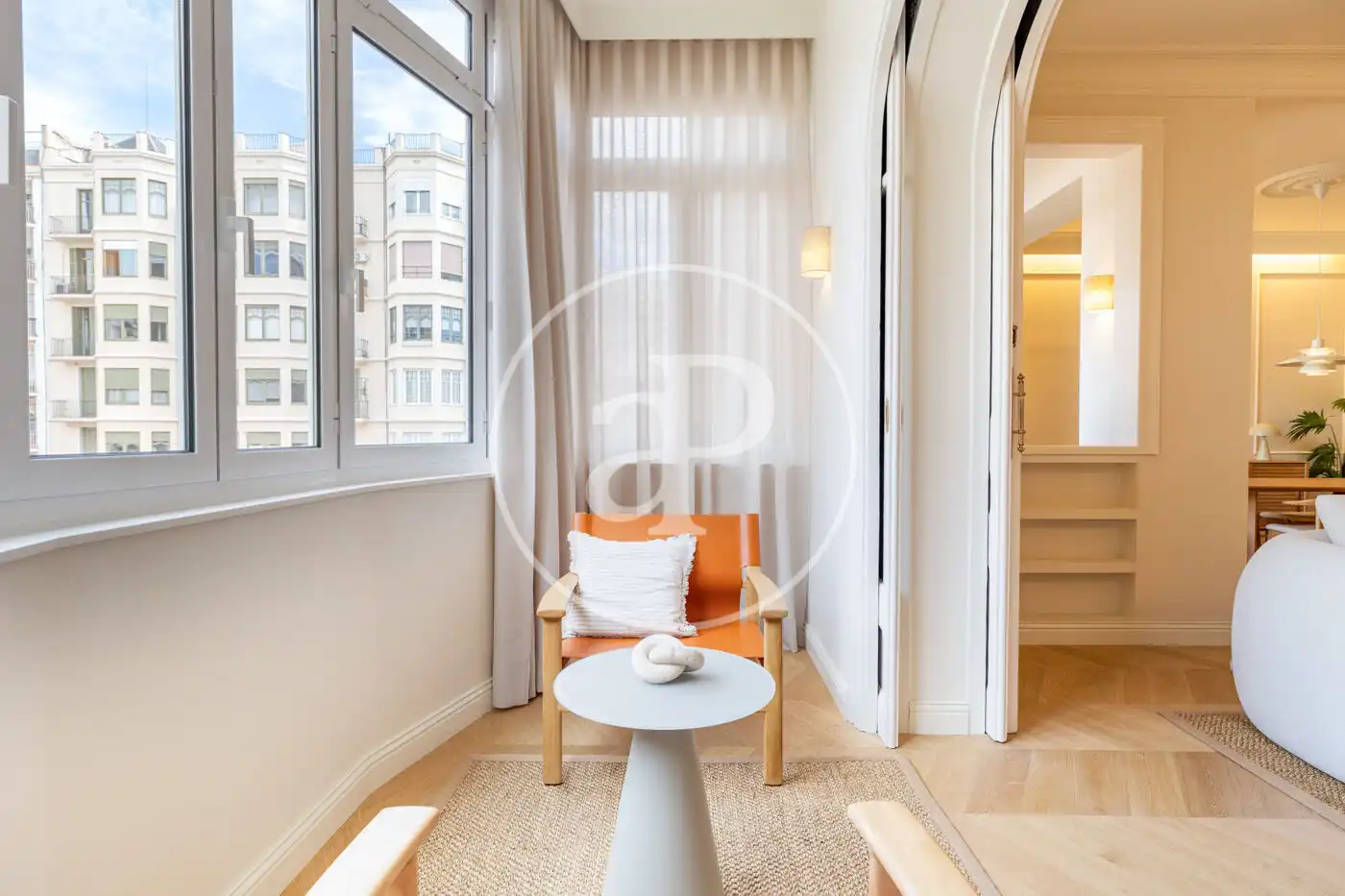 Sala de estar de Piso en venta en Barcelona con Aire acondicionado, Calefacción y Amueblado