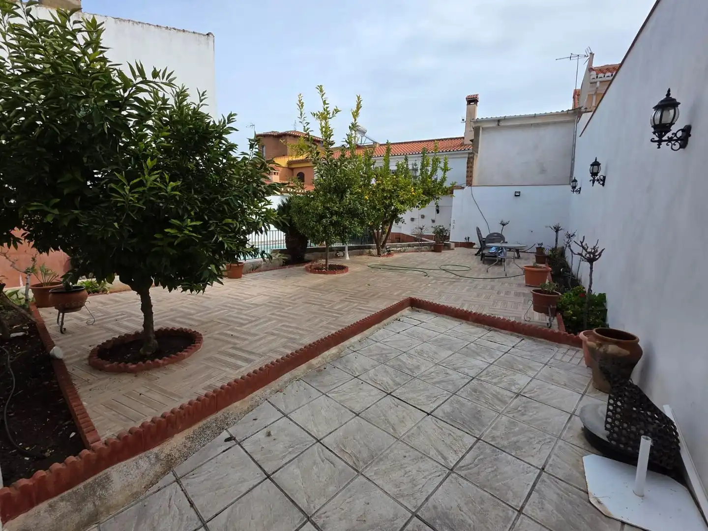 Terrace of Houses for sale in Ventas de Huelma  with Air Conditioner, Heating and Private garden