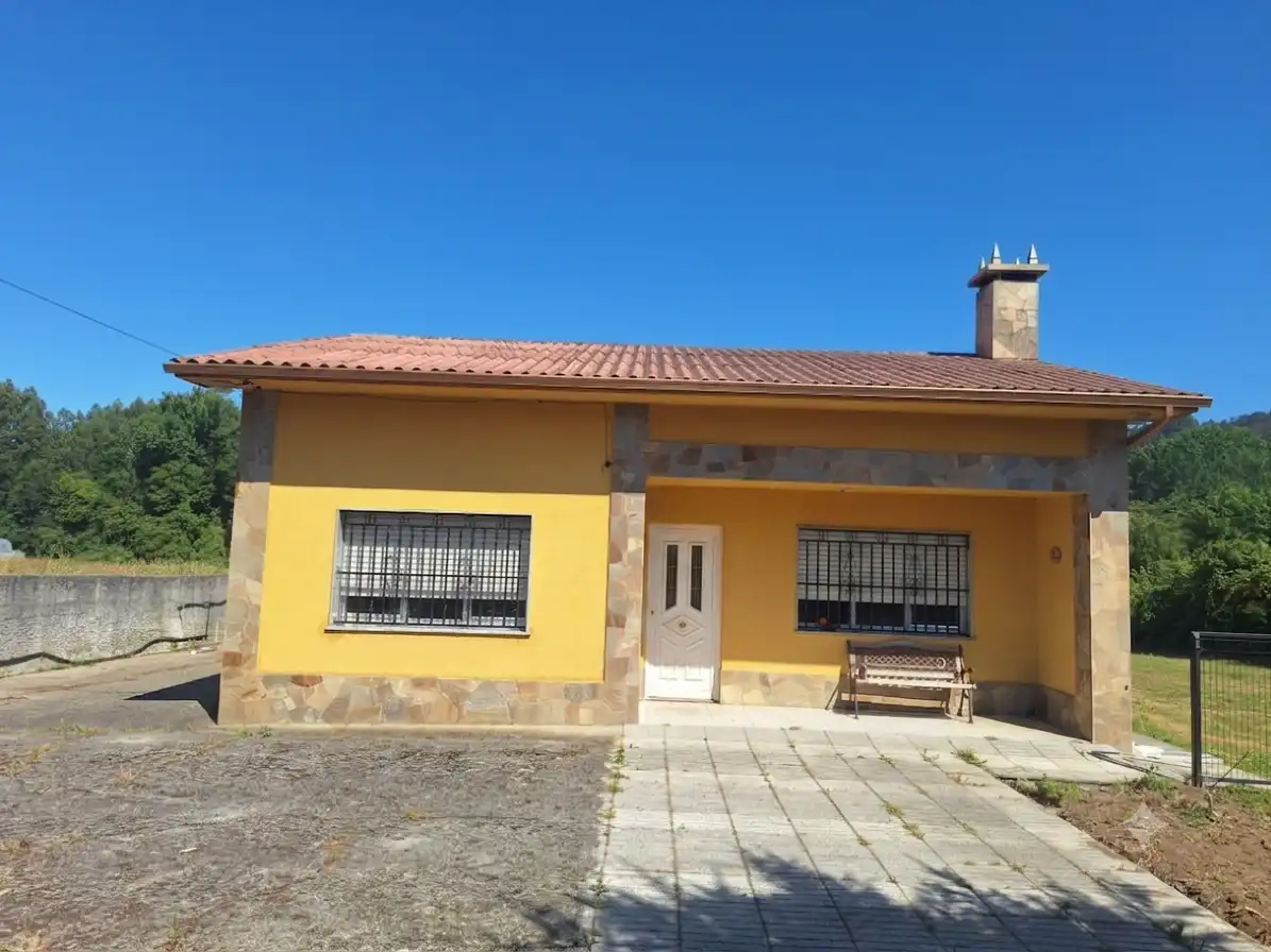 Exterior view of Houses for rent in Culleredo  with Private garden, Swimming Pool and Furnished