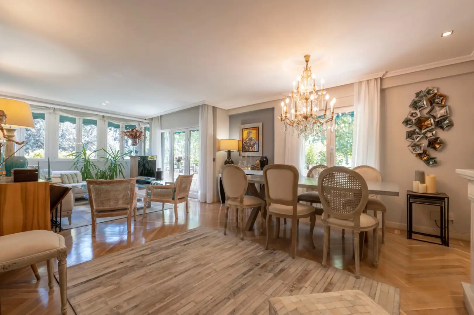 Dining room of Flat for sale in Ciudad Lineal