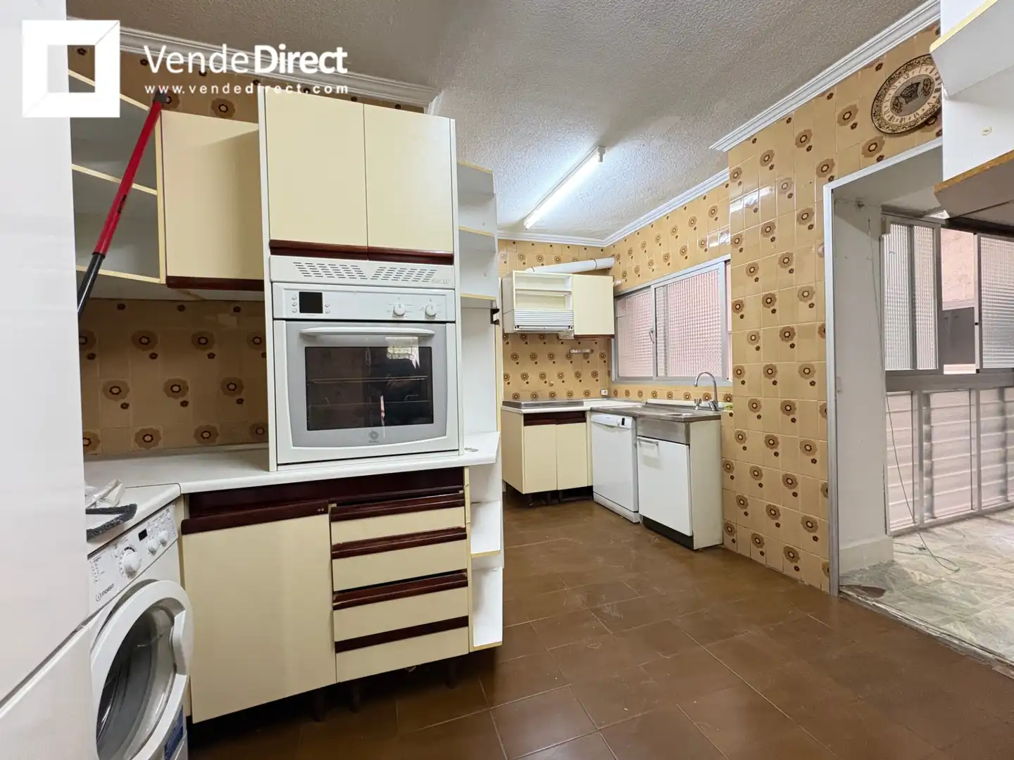 Kitchen of Flat for sale in Madrid  with Air Conditioner, Heating and Terrace