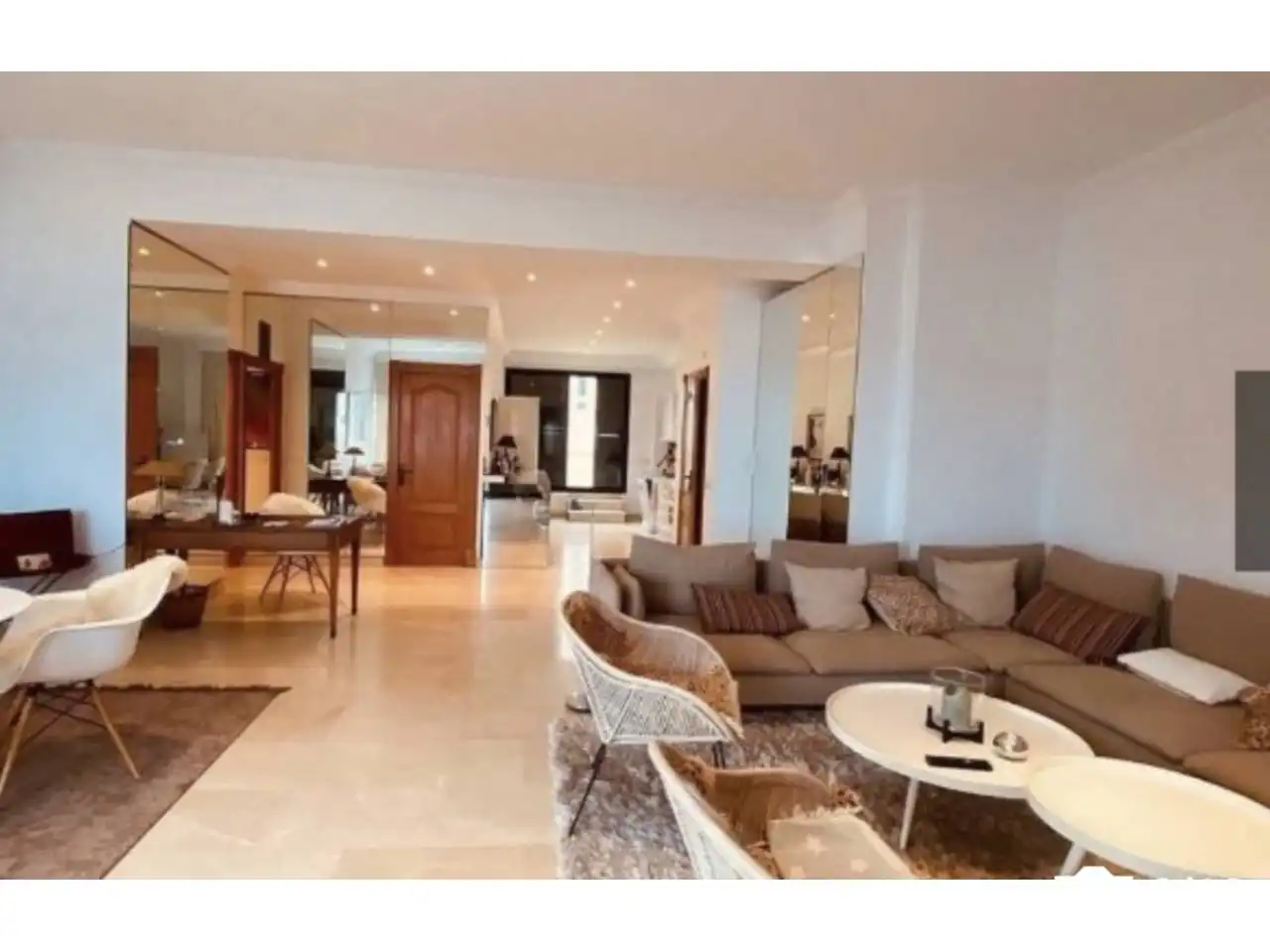 Sala de estar de Piso de alquiler en  Palma de Mallorca con Aire acondicionado, Calefacción y Terraza