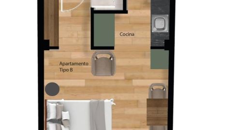 Foto 5 de Estudio de alquiler en San Isidro, Madrid Capital