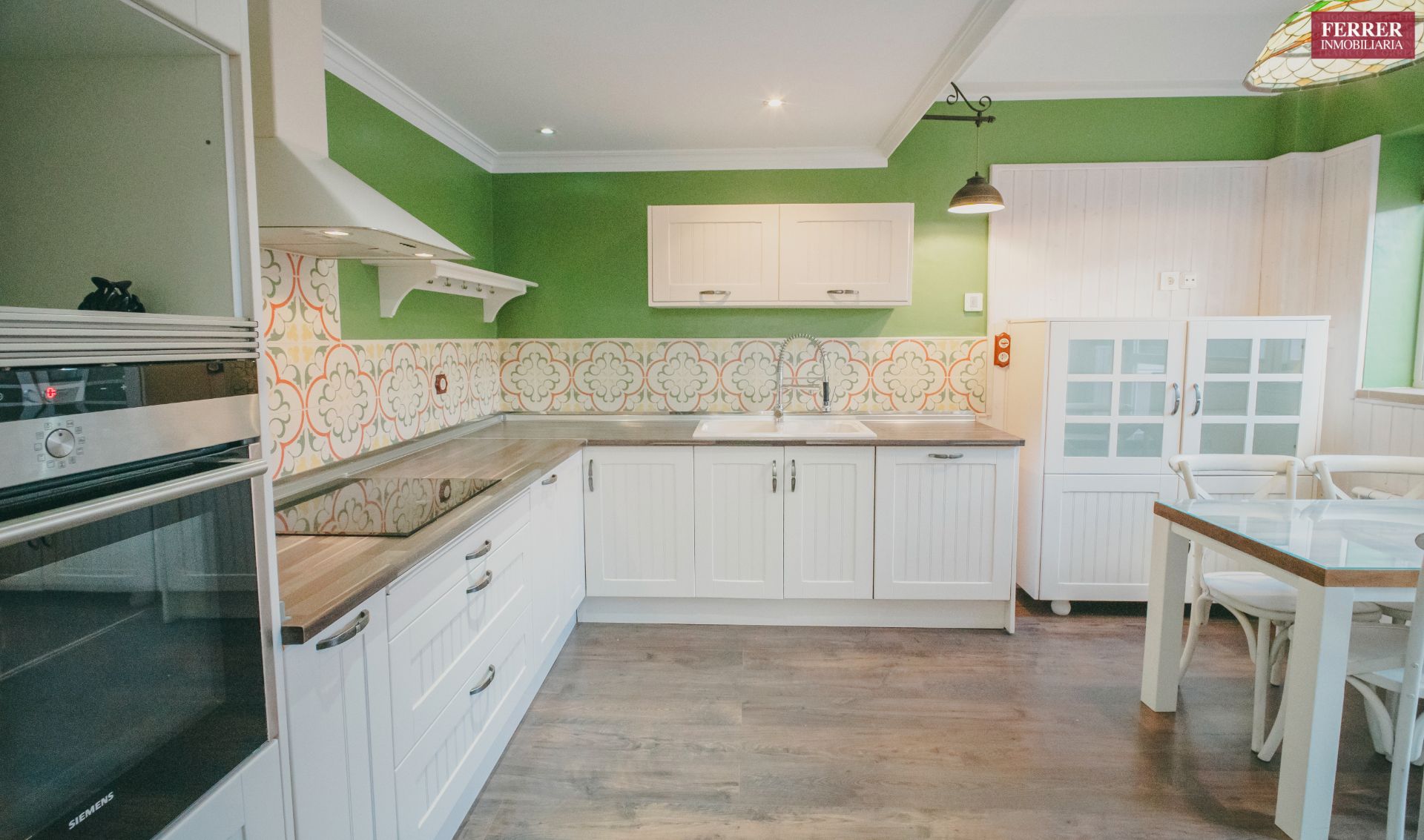 Kitchen of Single-family semi-detached for sale in Cartagena  with Air Conditioner, Parquet flooring and Terrace