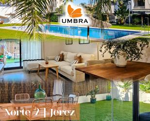 Exterior view of Planta baja for sale in Jerez de la Frontera  with Air Conditioner, Heating and Private garden