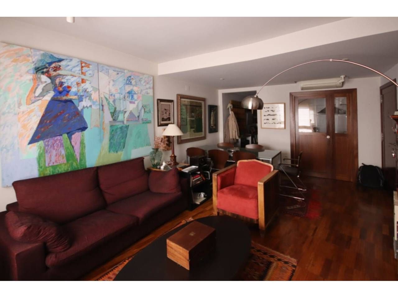 Living room of Flat for sale in  Toledo Capital  with Air Conditioner and Parquet flooring
