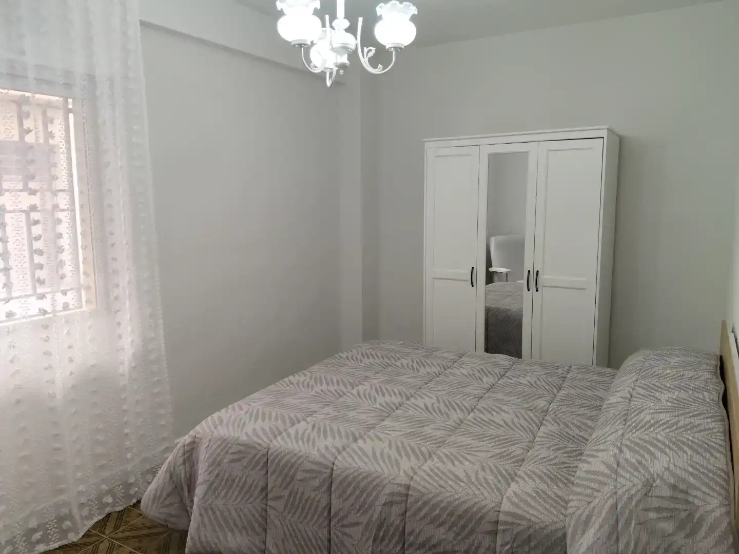 Schlafzimmer von Wohnung zur Miete in Utiel mit Möbliert, Ofen und Waschmaschine