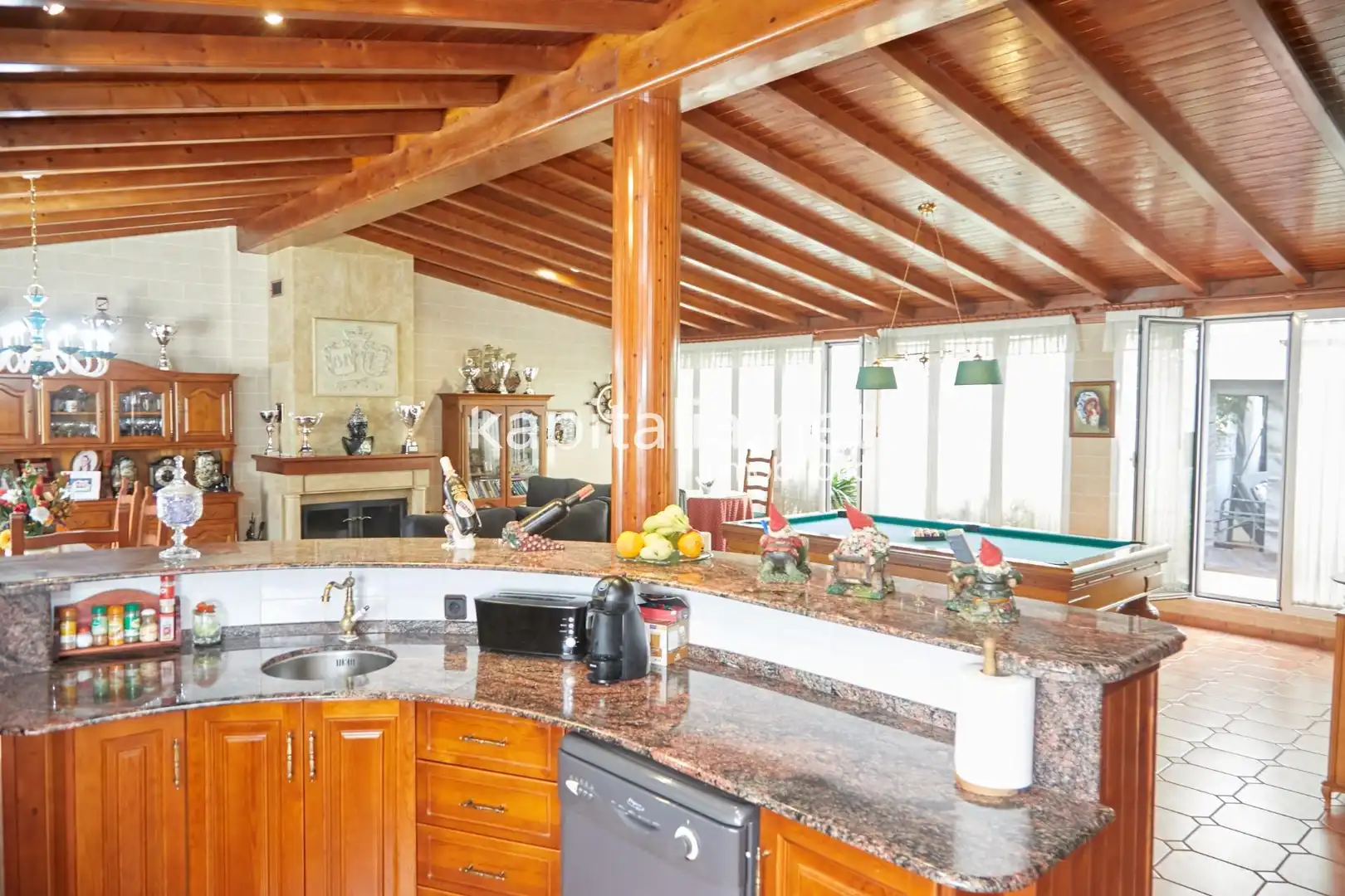 Cocina de Casa adosada en venta en Albaida con Aire acondicionado, Terraza y Trastero