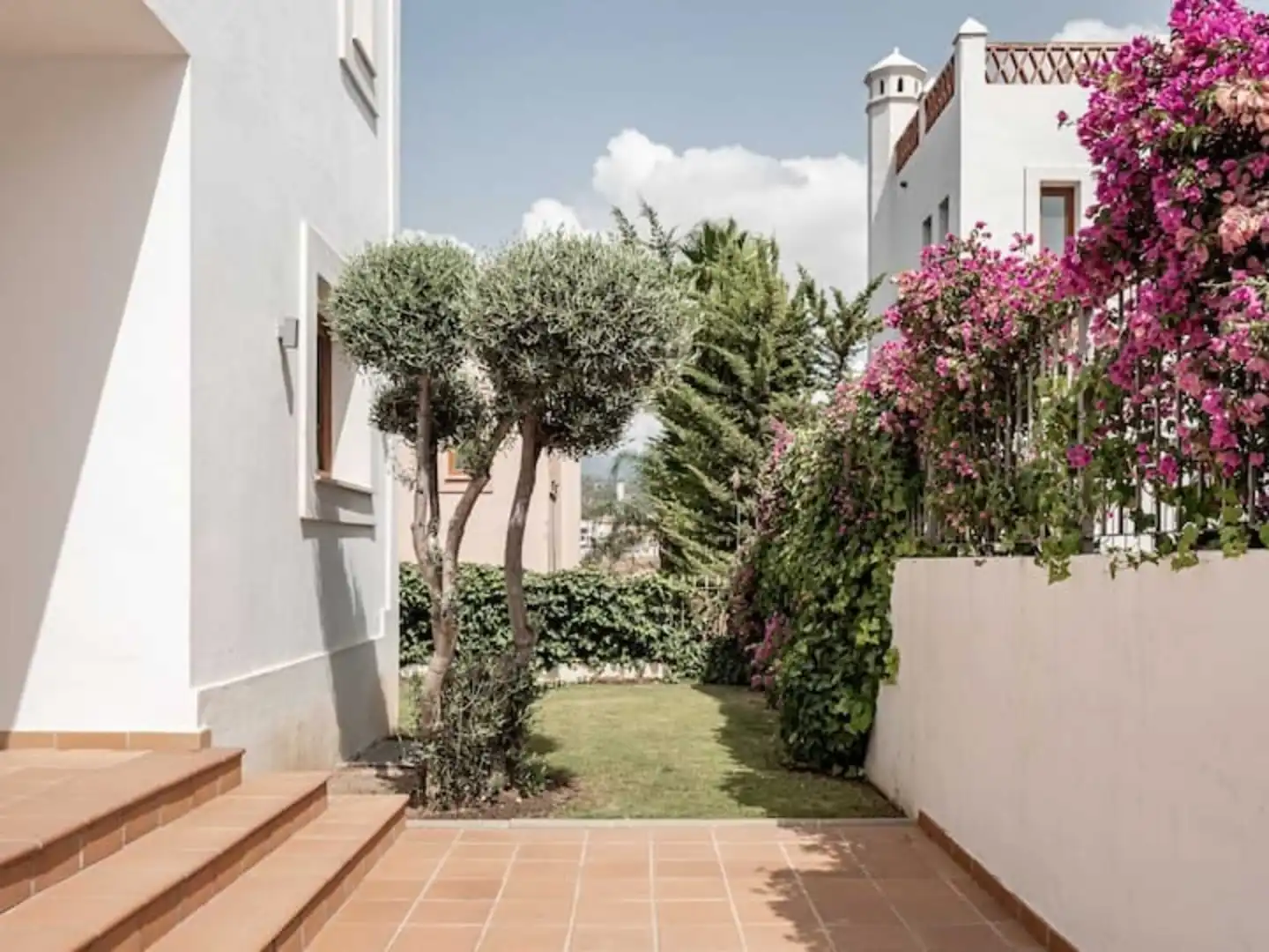Garden of Houses for rent in Estepona  with Air Conditioner, Terrace and Swimming Pool