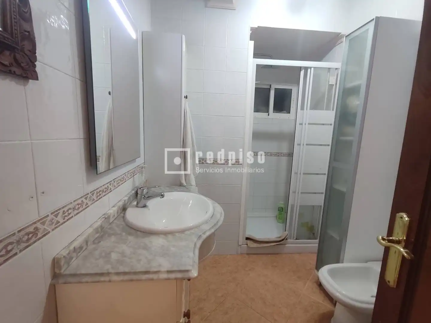 Badezimmer von Wohnung zur Miete in Málaga mit Klimaanlage, Heizung und Möbliert