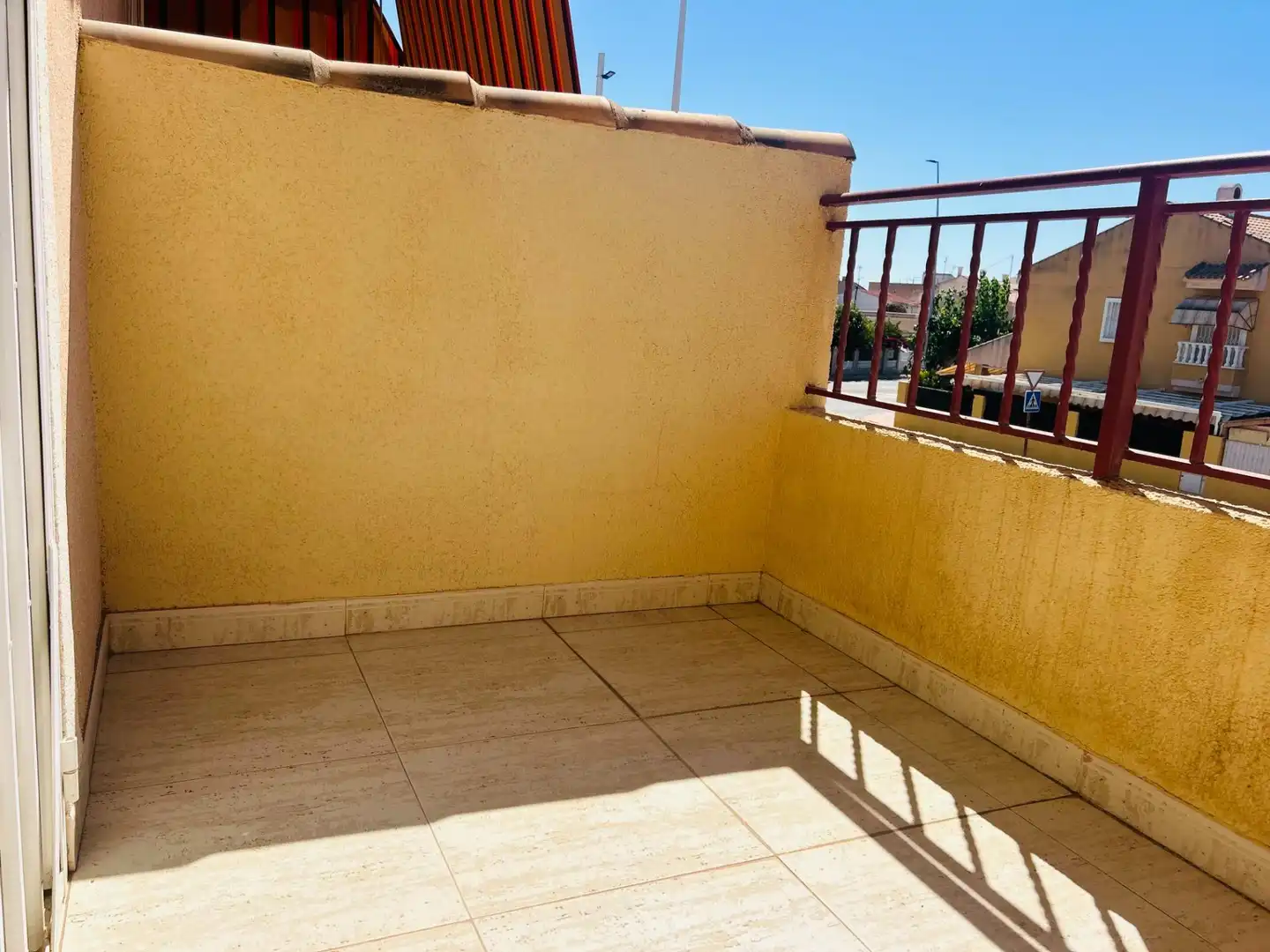 Terrasse von Einfamilien-Reihenhaus zum Verkauf in San Javier mit Klimaanlage, Terrasse und Möbliert