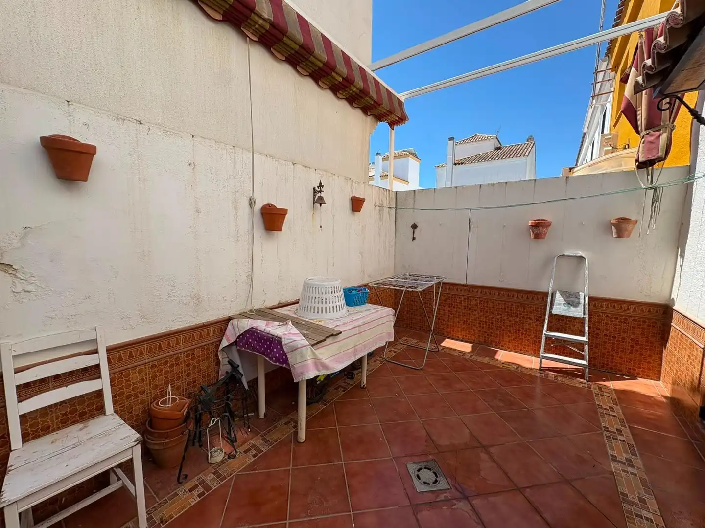 Terraza de Casa adosada en venta en Bollullos de la Mitación con Aire acondicionado y Trastero
