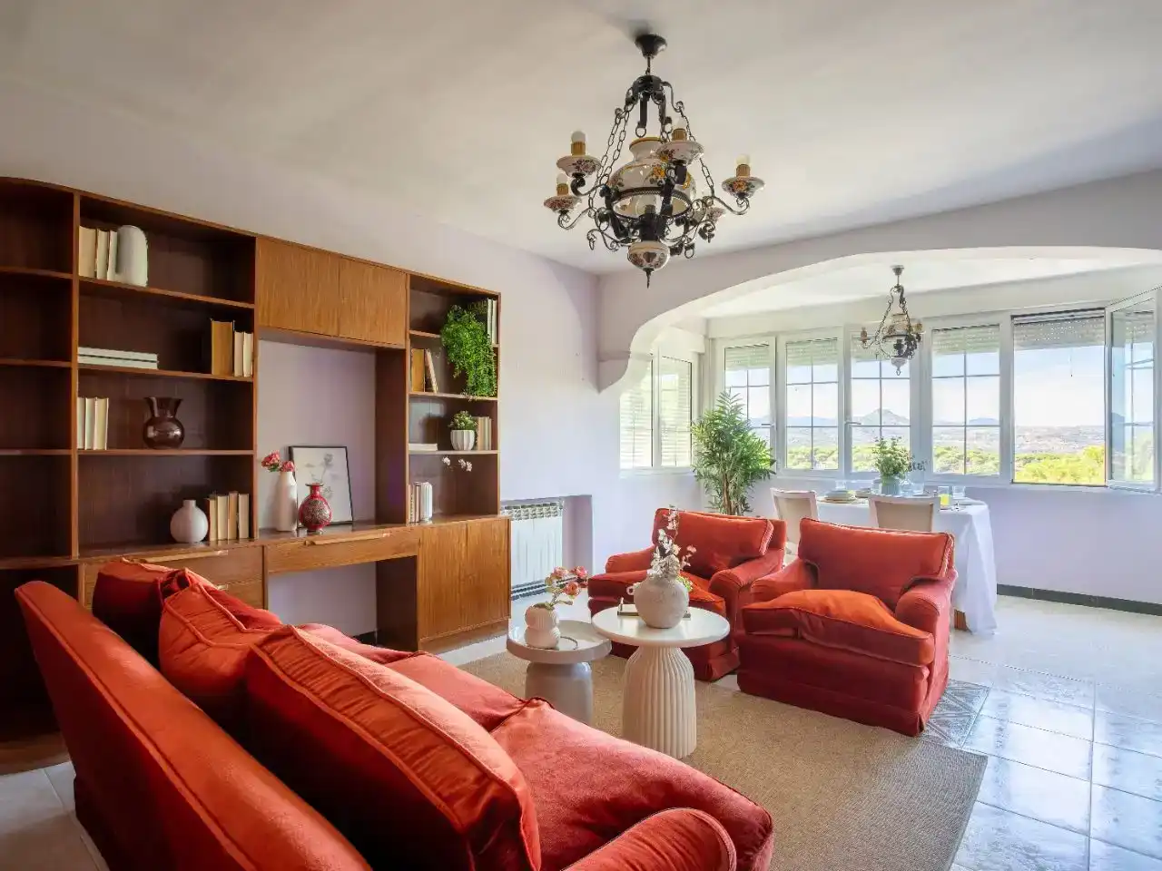 Sala de estar de Piso en venta en Almorox con Aire acondicionado