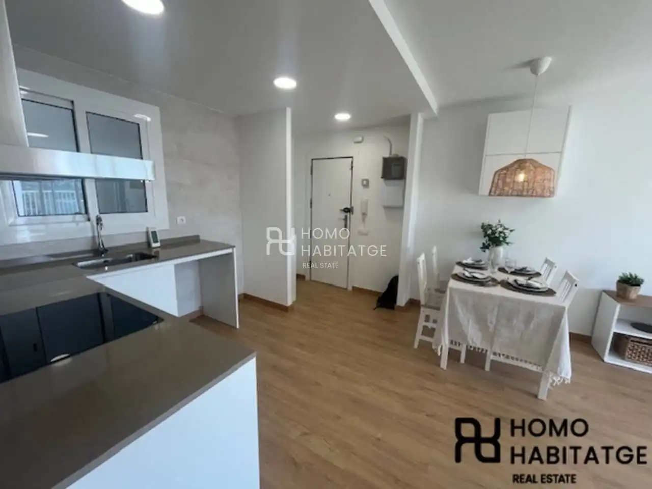 Küche von Wohnung zum Verkauf in Rubí mit Parkett, Terrasse und Balkon