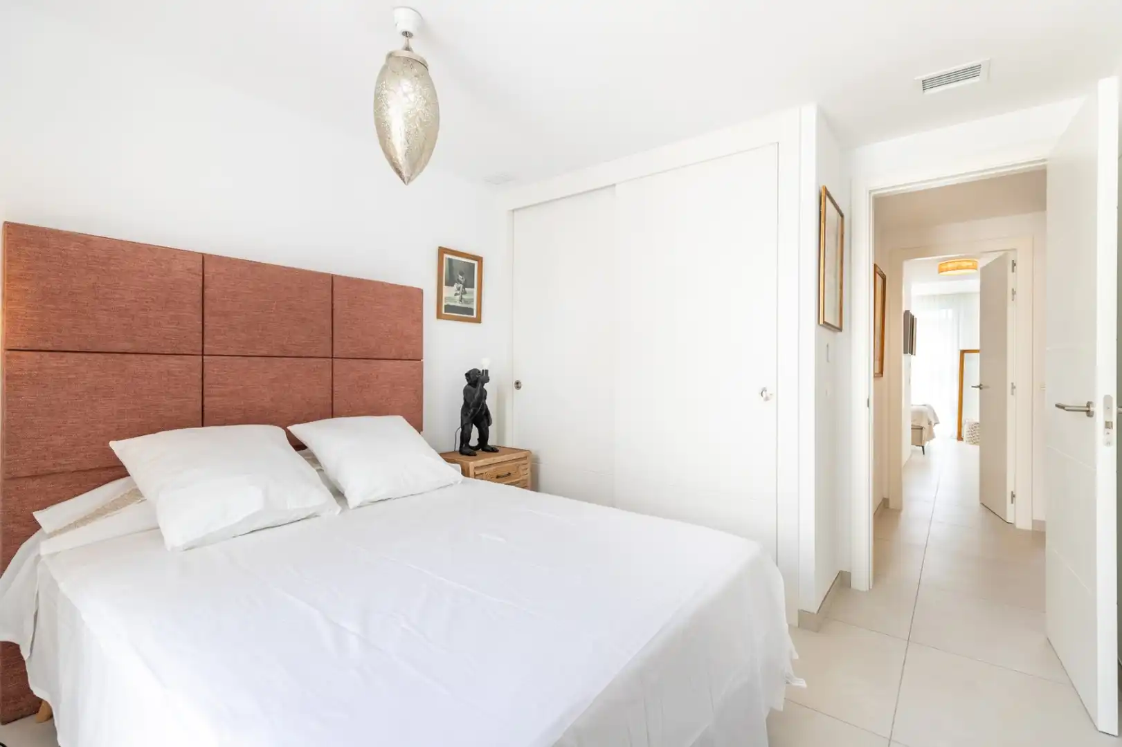 Dormitori de Apartament de lloguer en Marbella amb Aire condicionat, Calefacció i Terrassa