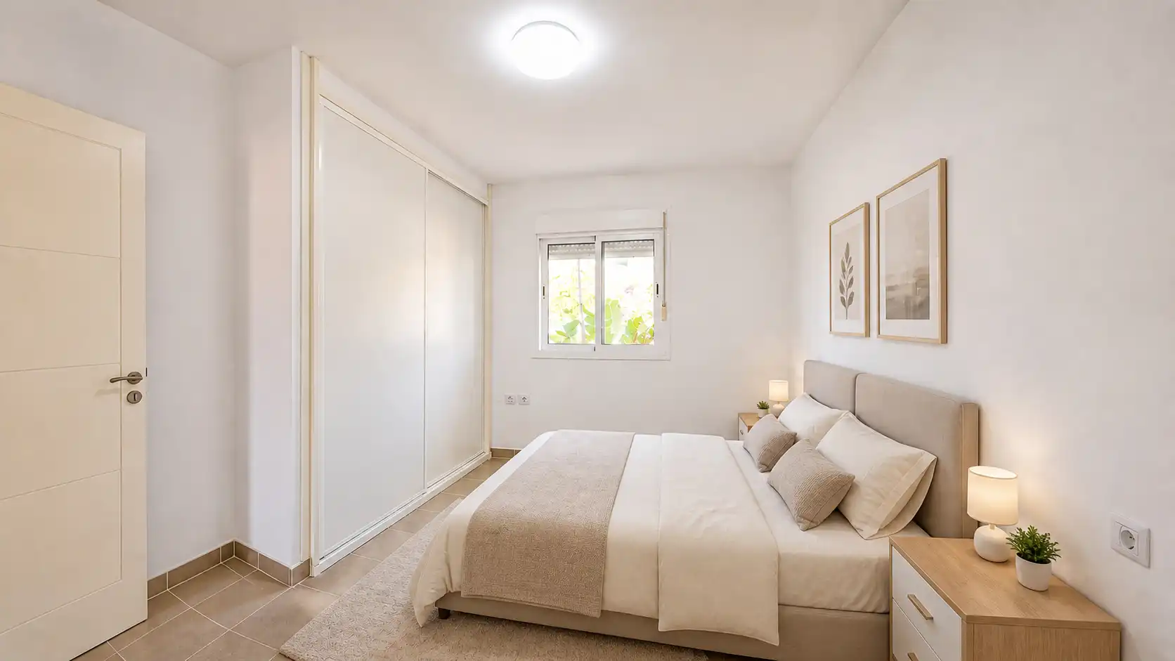 Schlafzimmer von Wohnungen zum Verkauf in Arona mit Terrasse, Ofen und Waschmaschine