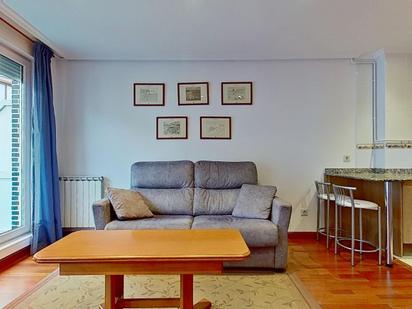 Living room of Flat for sale in Suances  with Heating, Parquet flooring and Furnished