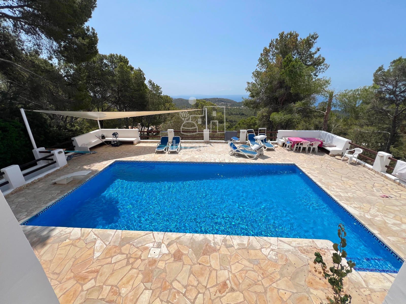 Swimming pool of House or chalet to rent in Sant Josep de sa Talaia  with Air Conditioner, Heating and Terrace