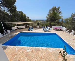 Piscina de Casa o xalet de lloguer en Sant Josep de sa Talaia amb Aire condicionat, Calefacció i Terrassa